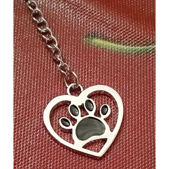 NEW You Pawsed Here Metal Kitty Cat Kitten Bookmark with Paw Dangler Gift Idea - Picture 4 of 9